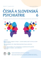 Česká a slovenská psychiatrie