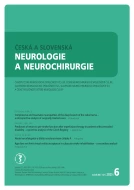 Česká a slovenská neurologie a neurochirurgie